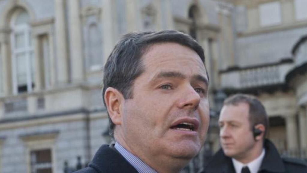 Minister for Transport Paschal Donohoe’s stated today that the commitments in IAG’s bid for Aer Lingus do not go far enough, but that the Government was open to considering revised proposals. File photograph: Brenda Fitzsimons/The Irish Times