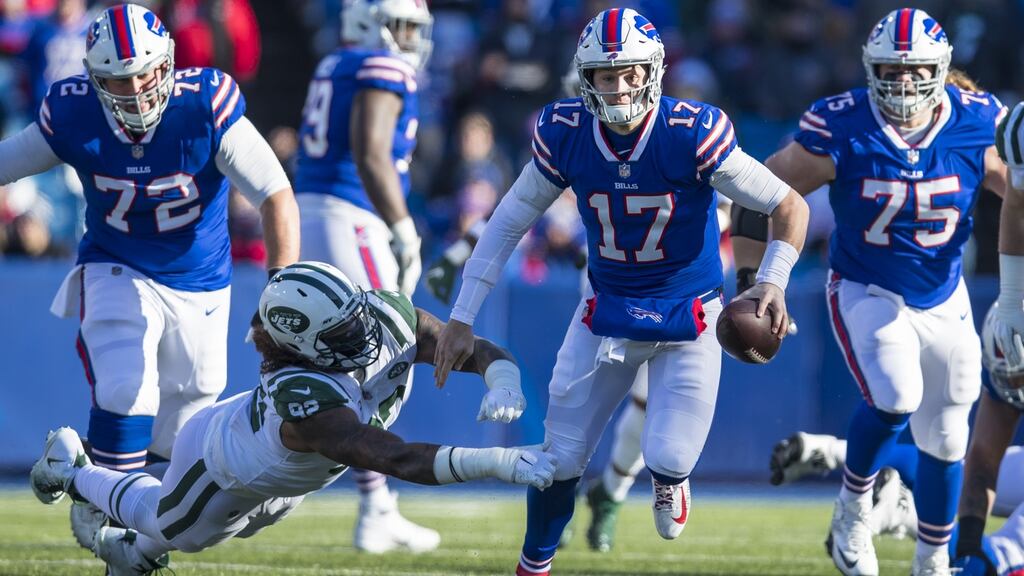 Josh Allen has shown serious potential for the Bills. Photograph: Brett Carlsen/Getty