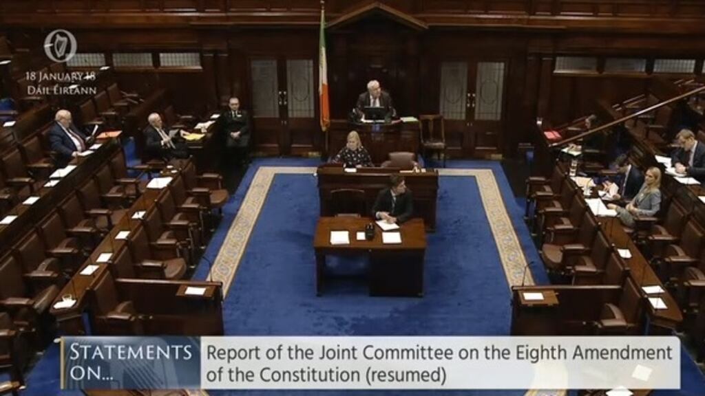 A Dáil debate on the findings of the Oireachtas committee on the Eighth Amendment has concluded.