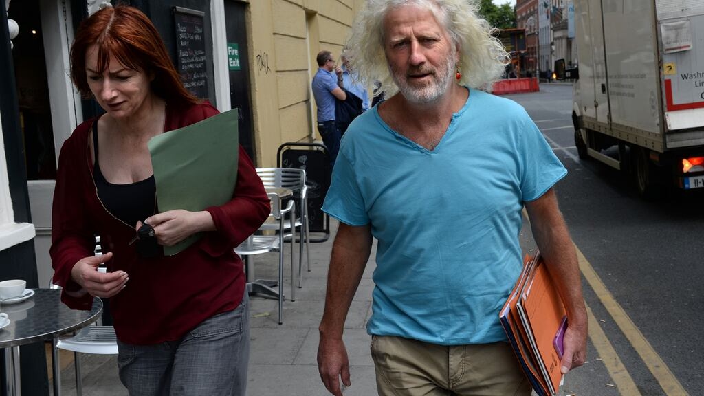 Deputies  Clare Daly and Mick Wallace: Pat Kenny  discussed the topic of sartorial standards for TDs  at length with Solidarity-People Before Profit TD Richard Boyd Barrett and PR guru Terry Prone.  Photograph: Dara Mac Dónaill/The Irish Times