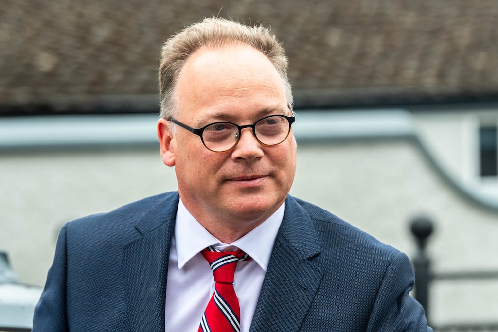 Paul Hyde, former An Bord Pleanála deputy chairman, arrives to Skibberenn District Court on Tuesday. Photograph: Andy Gibson.