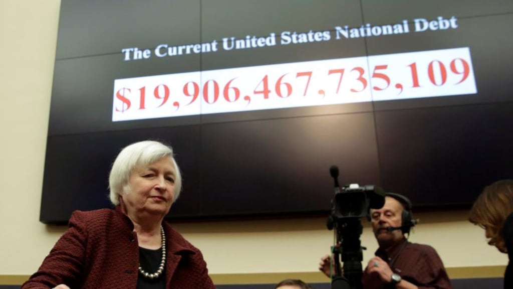 US Federal Reserve chairwoman Janet Yellen: Bank of Ireland and Permanent TSB both performed well on news that she intended to stick with her plan to increase interest rates. Photograph: Yuri Gripas/Reuters