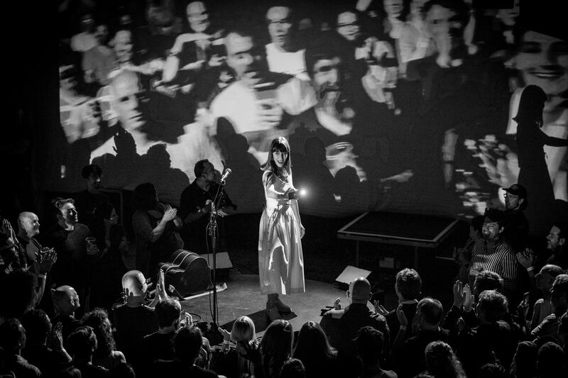 Feist put her finest instrument – her voice – through the loop pedal, building up heavenly choral harmonics. Photograph: Tom Honan