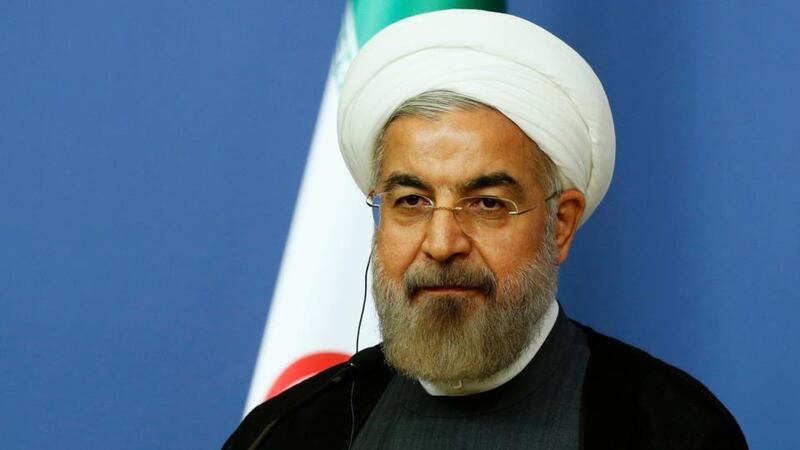 Iranian president Hassan Rouhani. “Our political life has shown we can’t have sustainable growth while we are isolated”