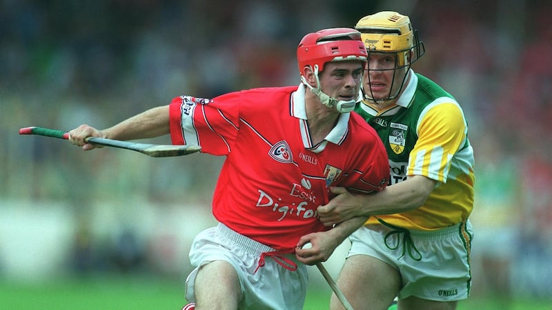 Seanie McGrath: screwed over a point from almost the corner flag to help Cork beat Kilkenny in 1999 by 0-13- to 0-12. Photograph: Tom Honan/Inpho