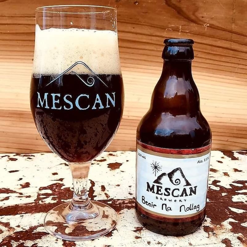 Beoir na Nollag from Mescan Brewery in Westport is a good one for cosying up with on Christmas Eve