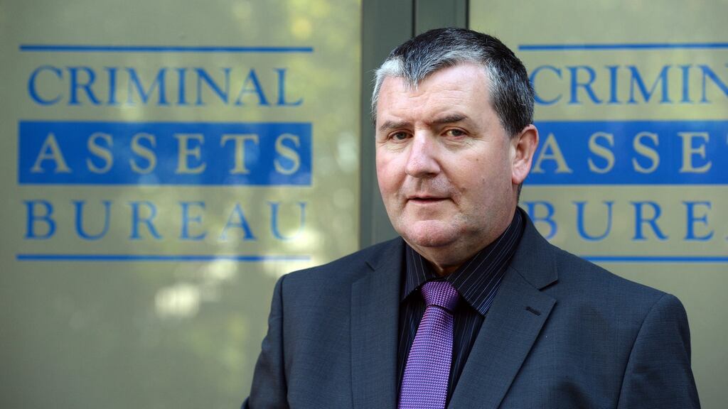Det Chief Supt Pat Clavin, who leads the Criminal Assets Bureau, said a wide variety of crime was being examined by his staff, but the drugs trade remained the predominant criminal activity targeted. File photograph: Cyril Byrne/The Irish Times.