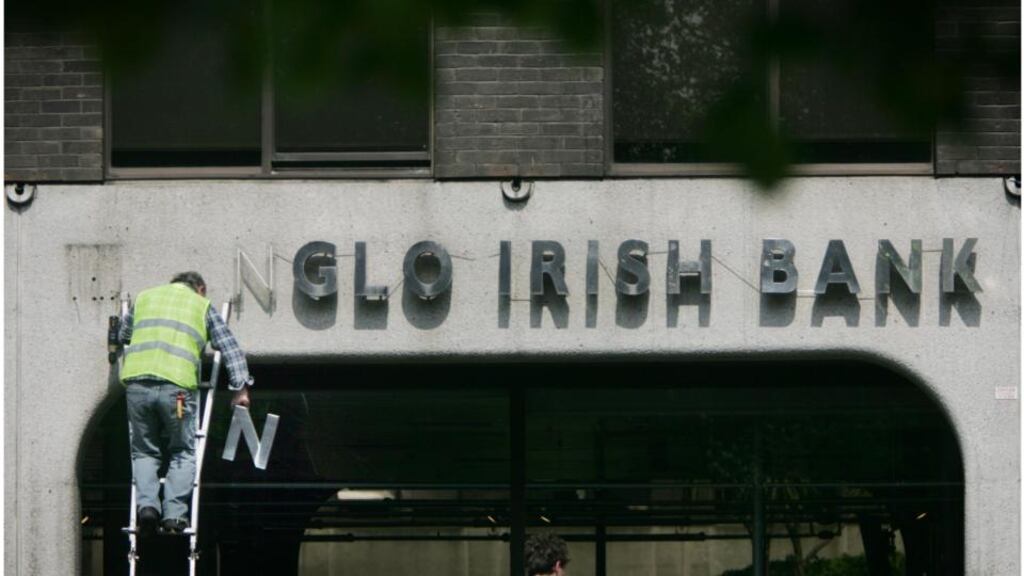 A political row has blown up over the possibility that junior Anglo Irish Bank bondholders, who have investments with a face value of €280 million, could be repaid following the IBRC liquidation. Photograph: Bryan O’Brien/The Irish Times