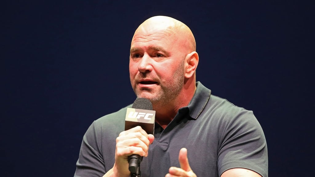 Dana White has confirmed UFC 249 has been cancelled after an intervention from Disney and ESPN. Photograph: Gregory Payan/AP