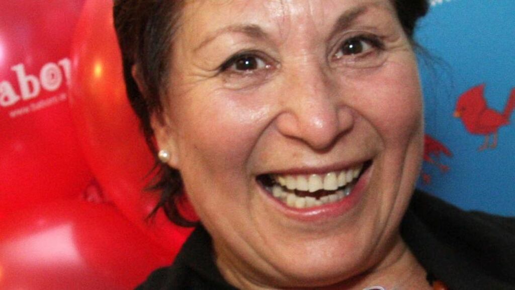 Lali Morris who is stepping down as Artistic Director of the Baboró International Arts Festival for Children. Photograph: Joe O’Shaughnessy.