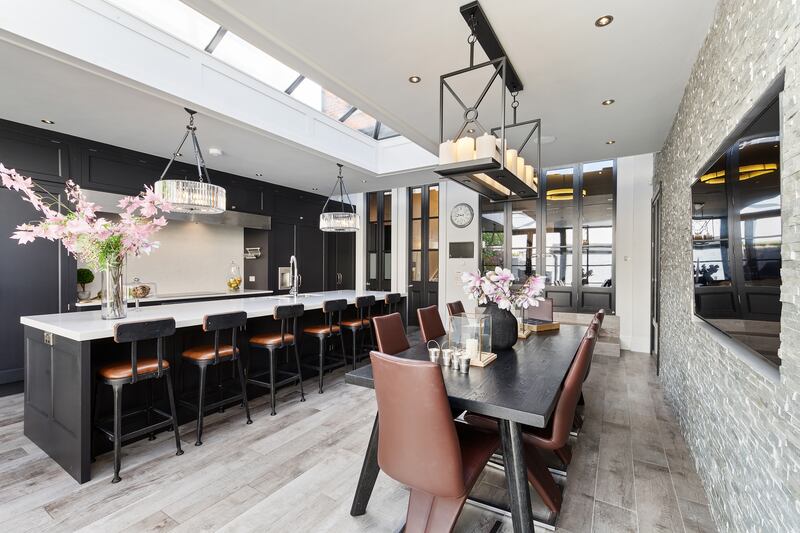 Dining space in the kitchen