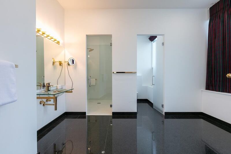 One of the bathrooms.