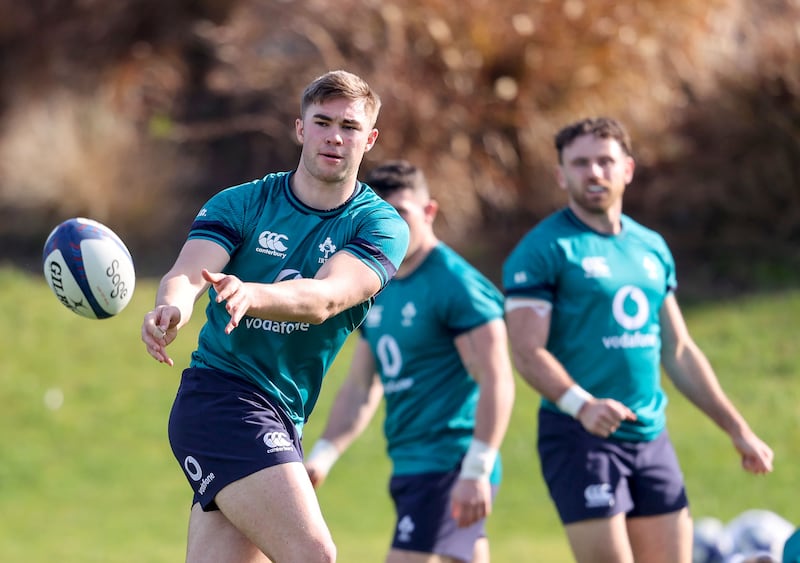Jack Crowley is expected to get the first shot in the number 10 shirt after the retirement of Johnny Sexton. Photograph: Dan Sheridan/Inpho