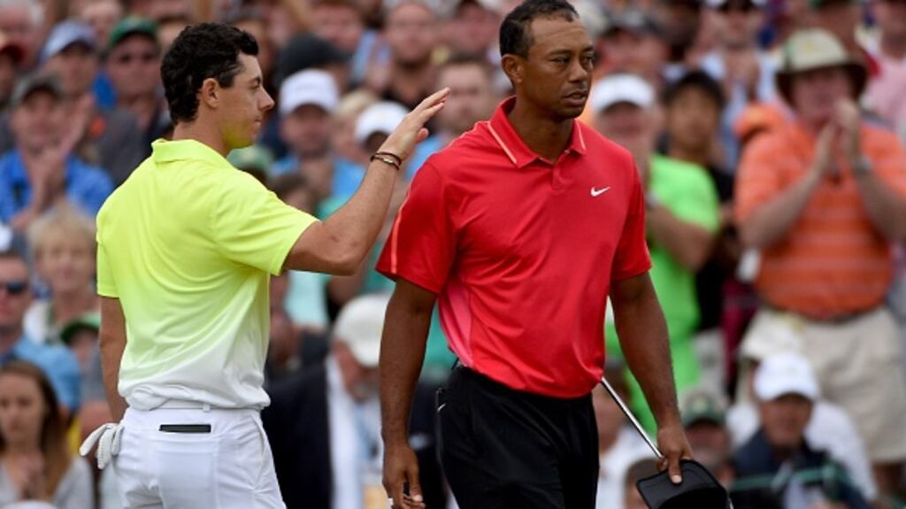 Rory McIlroy has said he would love to see Tiger Woods return to fitness and compete at the top once again. Photograph: Getty