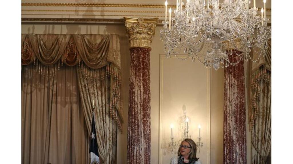 Hillary Clinton said secretaries of state can no longer limit themselves to a few major capitals. Photograph: Mark Wilson/Getty Images