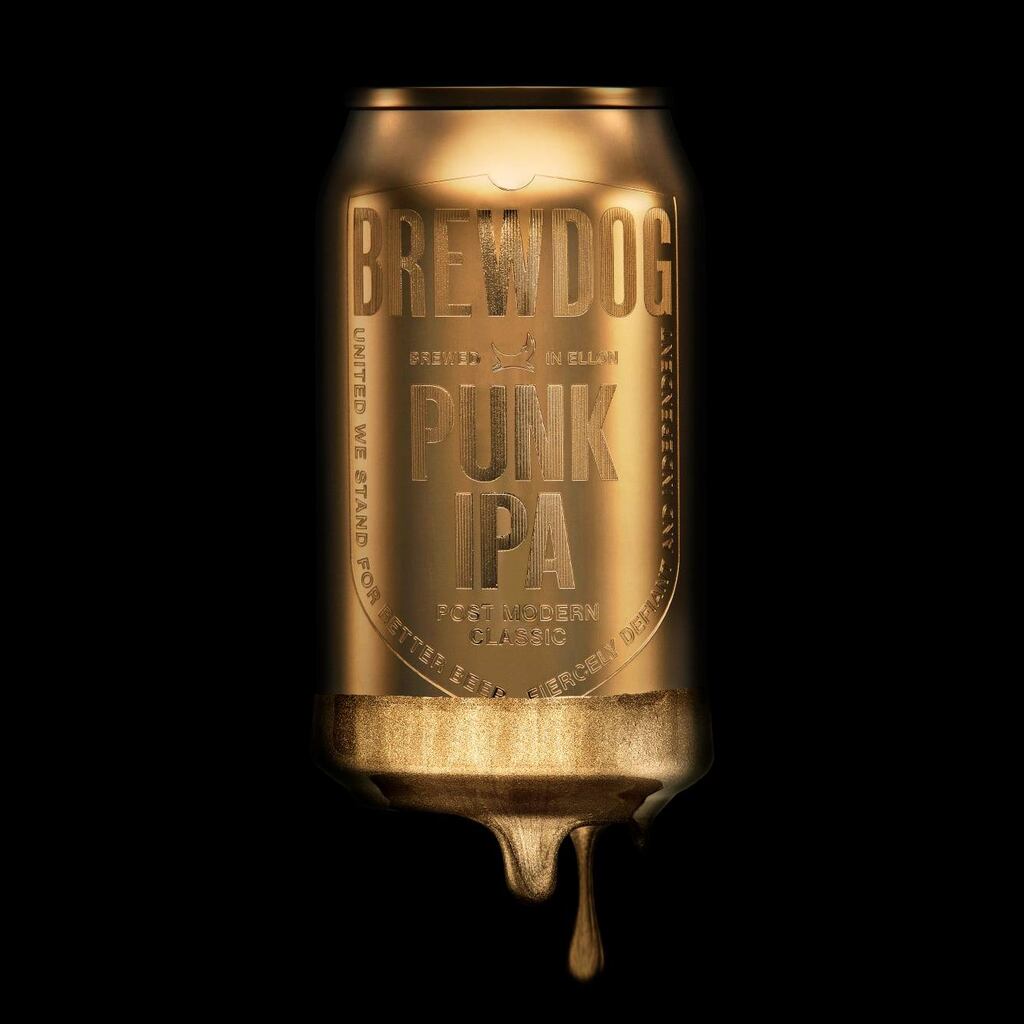BrewDog hid 50 gold cans in cases of beer, but some winners complained when they discovered they were not solid gold. Photograph: Brewdog