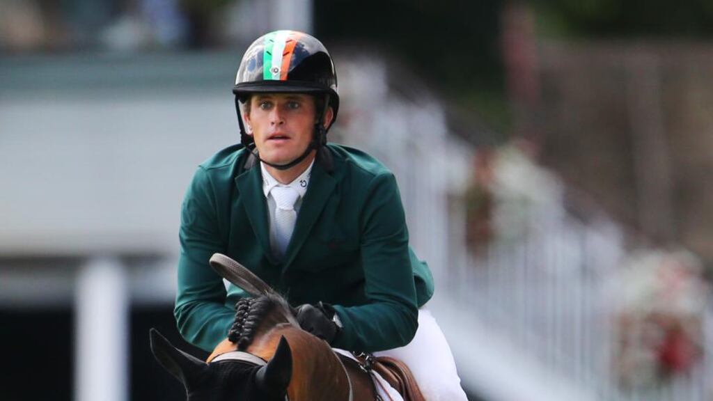 Ireland’s Darragh Kenny (in action above) ended week four of the Winter Equestrian Festival in Florida by taking two top six placings. Photograph: Cathal Noonan/Inpho