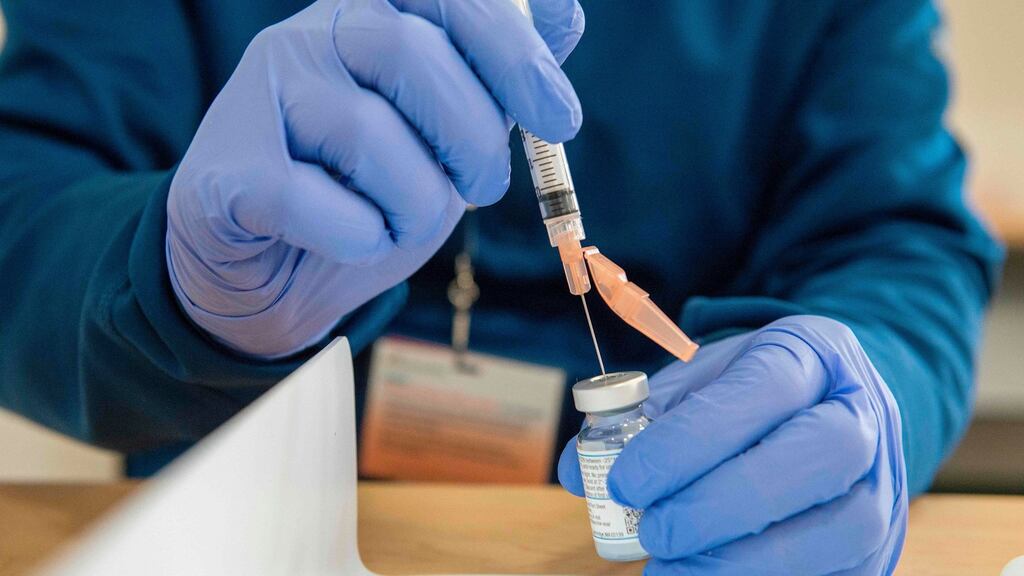 Moderna started shipping doses of its vaccine in Europe on Monday. Photograph: Joseph Prezioso / AFP