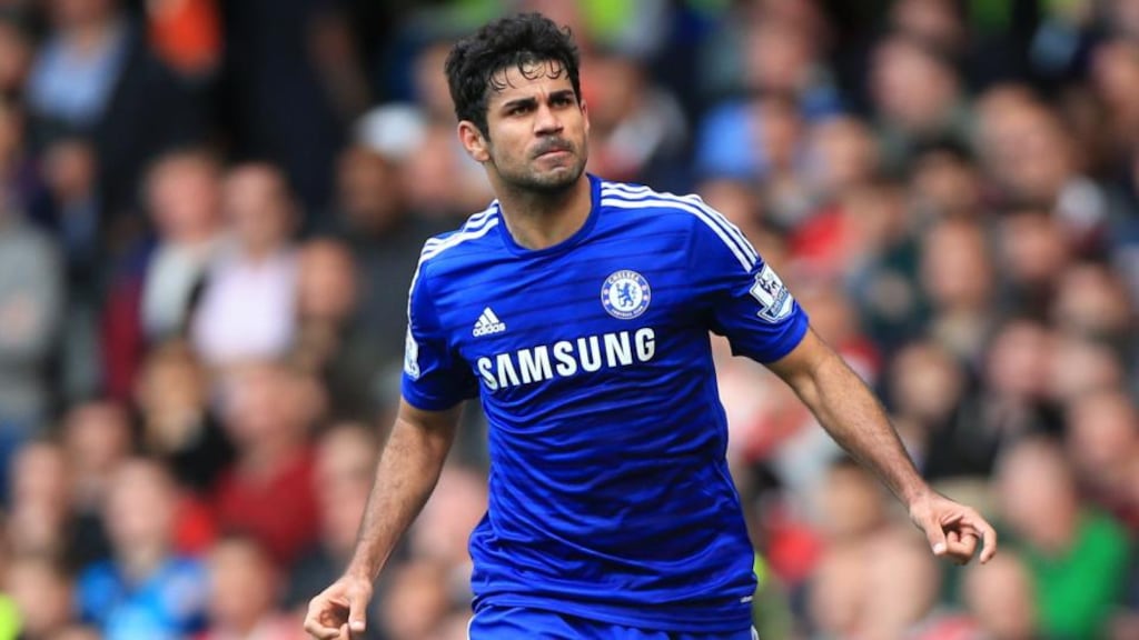 Chelsea’s Diego Costa is to return to the starting XI against QPR on Saturday. Photograph: Nick Potts/PA Wire.