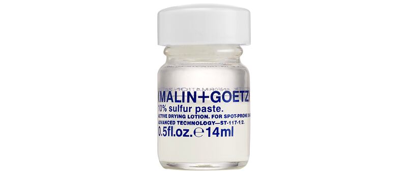 Malin + Goetz 10% Sulfur Paste, €22 at cultbeauty.com