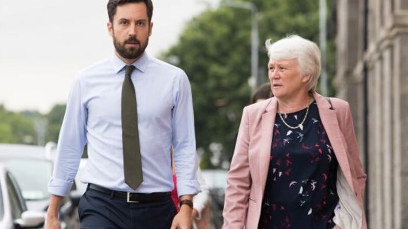 Minister for Housing Eoghan Murphy and Minister of State Catherine Byrne at the announcement of the redevelopment of local authority lands at Inchicore, Dublin. File photograph: Tom Honan