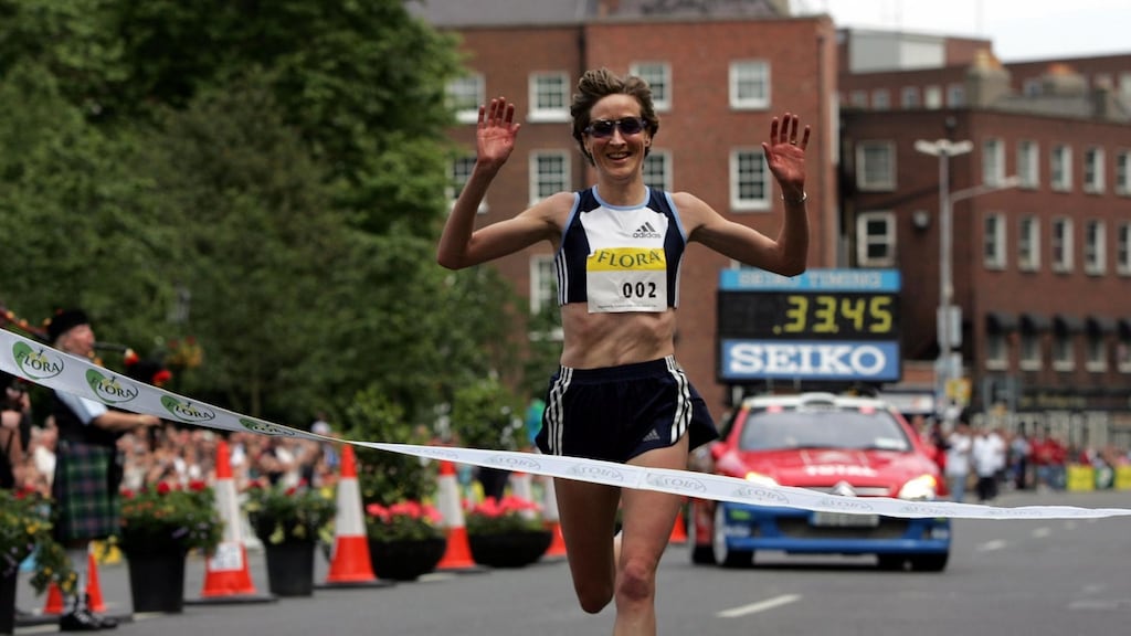 Runner Catherina McKiernan is a fan of breakfast before a tough session. Photograph: Eric Luke