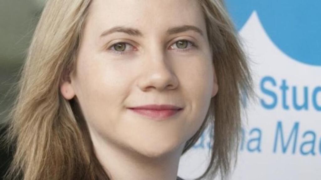 “Two of the most inspiring people I’ve come across recently come from the student movement. I would happily vote for Laura Harmon, USI president, (pictured) and Lynn Ruane, president of Trinity Students Union.”