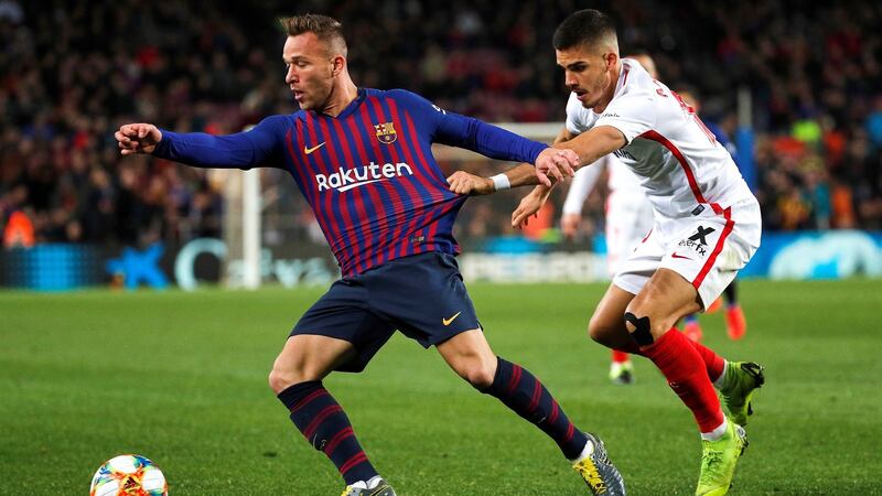 Juventus have signed Brazilian international Arthur for a deal worth an initial €72 million. Photograph: Alejandro Garcia/EPA