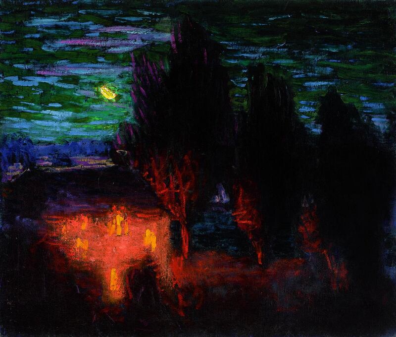 A Moonlit Breton Landscape by Roderic O’Conor