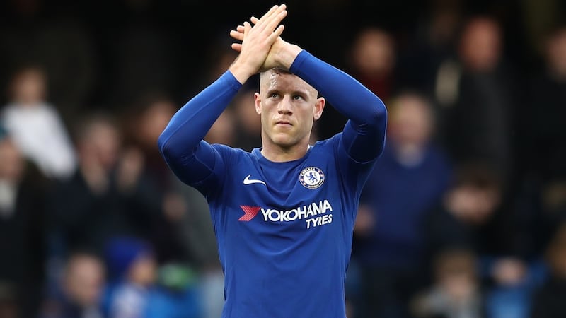 Chelsea’s Ross Barkley in action against Newcastle. Photograph: Catherine Ivill/Getty