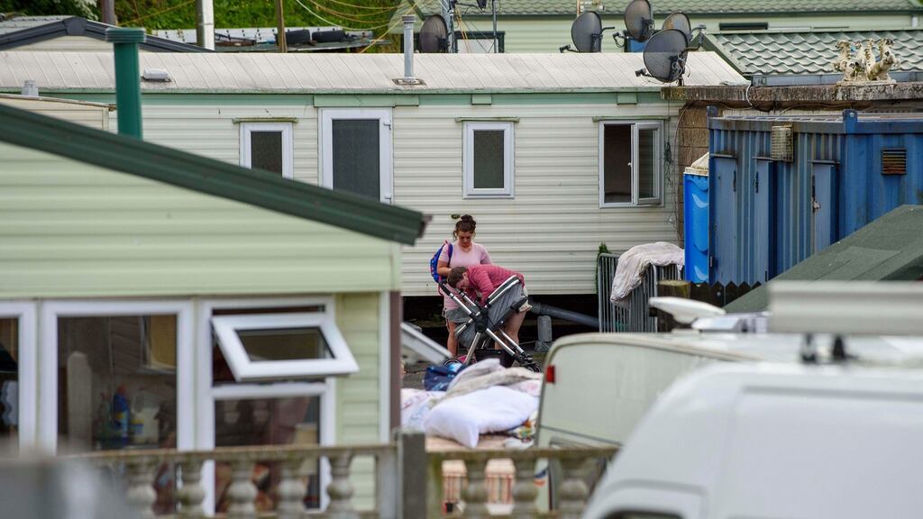 Spring Lane halting site in Blackpool, Cork. Photograph: Daragh Mc Sweeney/Provision