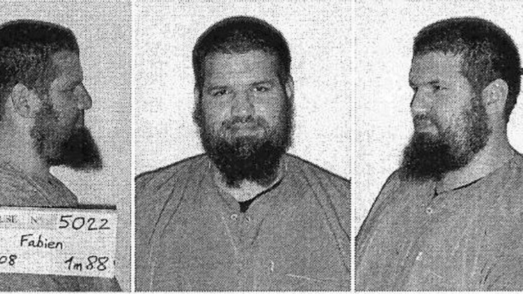 French national Fabien Clain:  jihadist  has reportedly been killed in a drone attack in Syria. Photograph: Interpol