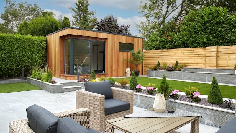 A home gym by Garden Room in Blackrock