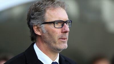 Former United defender Laurent Blanc has been out of work since leaving Paris St-Germain in 2016. Photograph: Nigel French/PA Wire