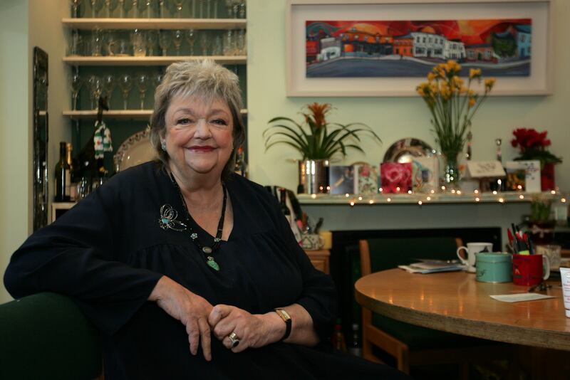 The late Maeve Binchy at home in Dalkey, Co Dublin. Photograph: Eric Luke