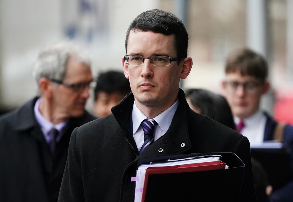 Enoch Burke arriving at the Court of Appeal in Dublin last month. Photograph: Brian Lawless/PA