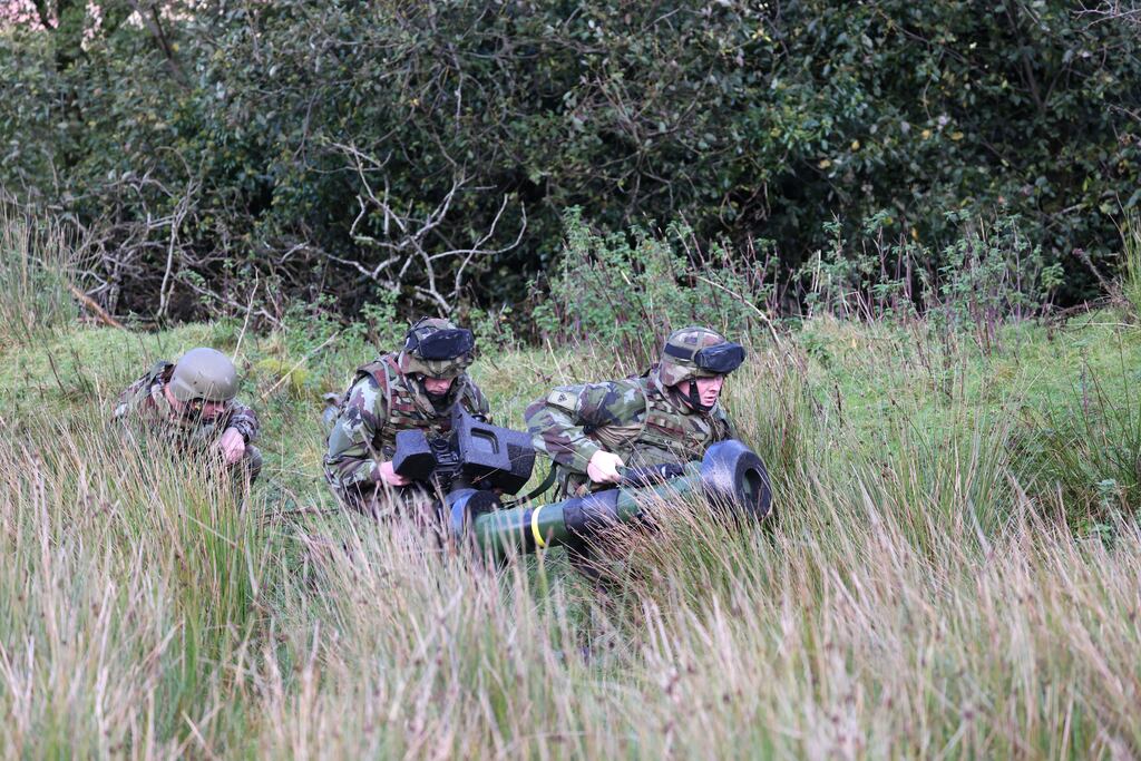 Army training in the Glen of Imaal: Ireland has formally co-operated with Nato since joining the Partnership for Peace programme in 1999 but has never fully exploited the partnership. Photograph: Dara Mac Dónaill