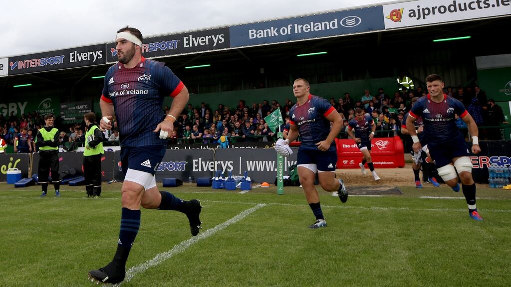 Munster’s James Cronin has already served his one-month ban. Photo: James Crombie/Inpho