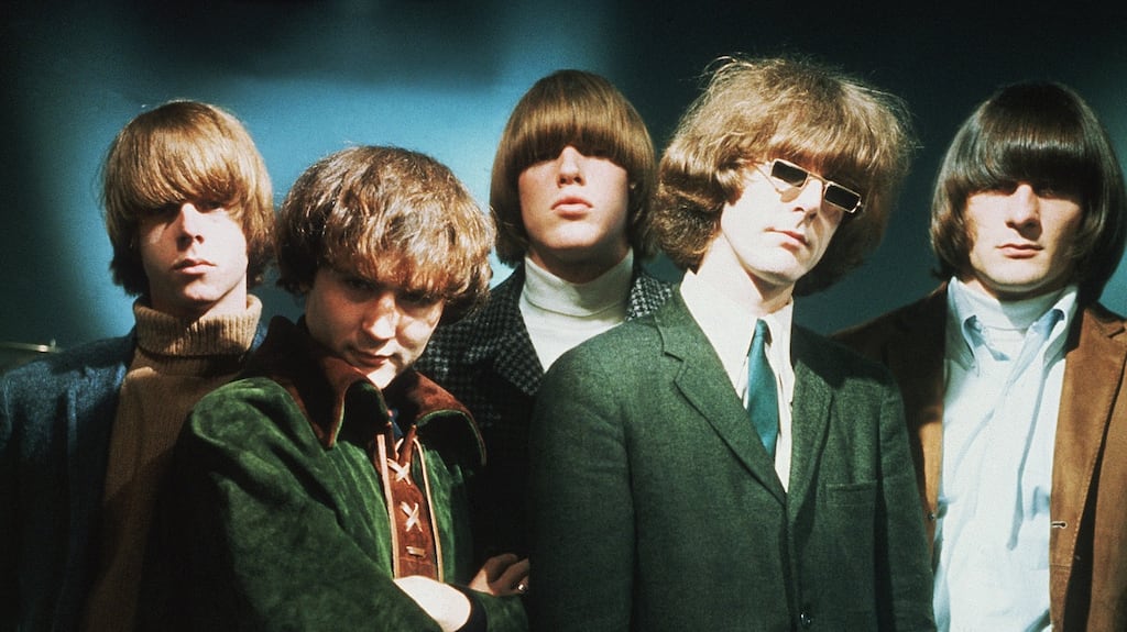 The Byrds (from left): Chris Hillman; Dave Crosby; Mike Clark; Jim McGuinn; and Gene Clark. Photograph: Hulton-Deutsch Collection/Corbis via Getty Images