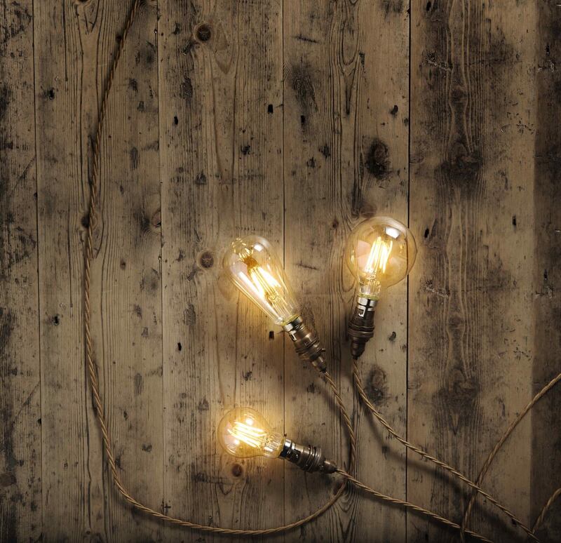 Vintage style LED lightbulbs from Aldi, €5.99 each