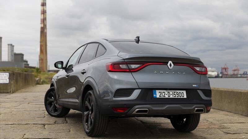 Despite the swooping roofline, the Arkana delivers 513-litre boot (480 litres on Arkana E-Tech Hybrid) of bootspace