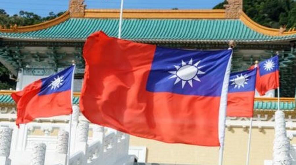 The Taiwanese flag. There is definitely one way of standing up to China that will make Beijing take notice – we can seek closer relations with Taiwan. Photograph: Getty Images