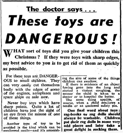 ‘The Doctor Says’, from the weekly Irish Pictorial paper from the Irish Times.