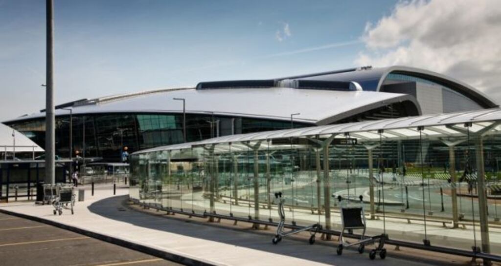 A full emergency was declared and fire engines were on standby at Dublin Airport as a precaution.