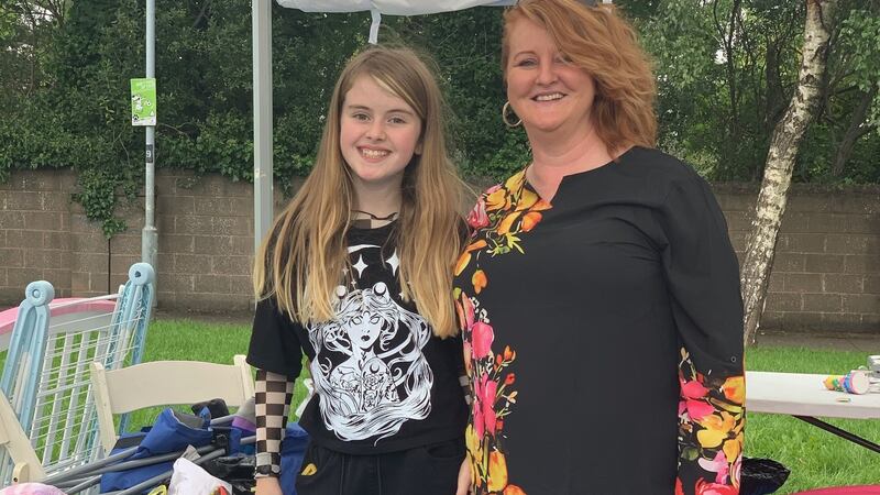 Cancer survivor Sinéad and daughter Jodie. Photograph: RTÉ