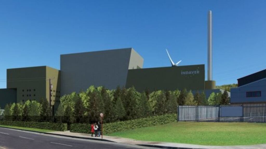 An artist’s impression of the proposed waste-to-energy facility