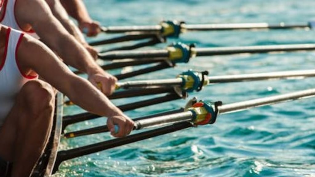 An Irish men’s masters eight, drawn from a collection of clubs, finished fourth in a 50-plus race at the Head of the Charles Regatta in Boston