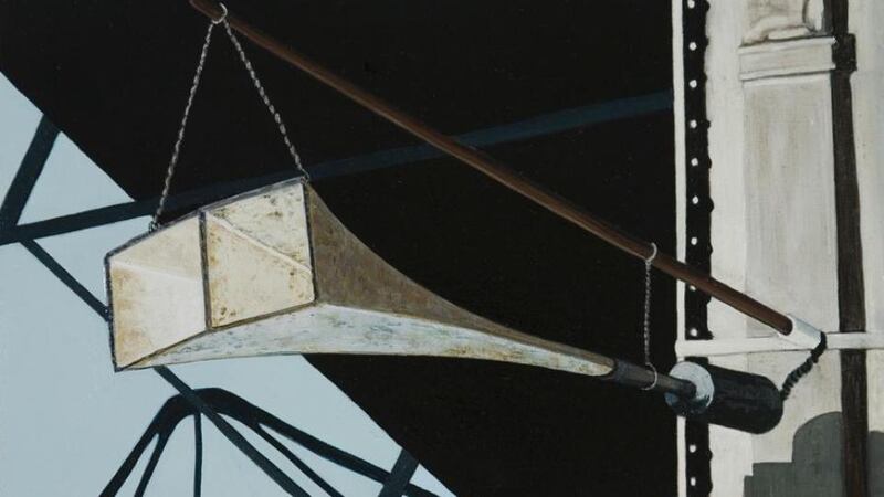 Stephen Loughman’s “Our Victory”, oil on canvas, 30x30cm (2009)