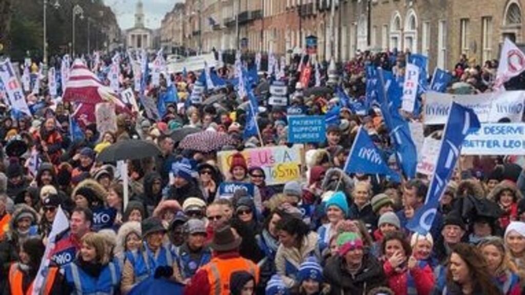 The conference passed a motion calling on the union, in the wake of the concessions secured by the Irish Nurses and Midwives Organisation in its recent dispute, to pursue a claim for a similar deal.