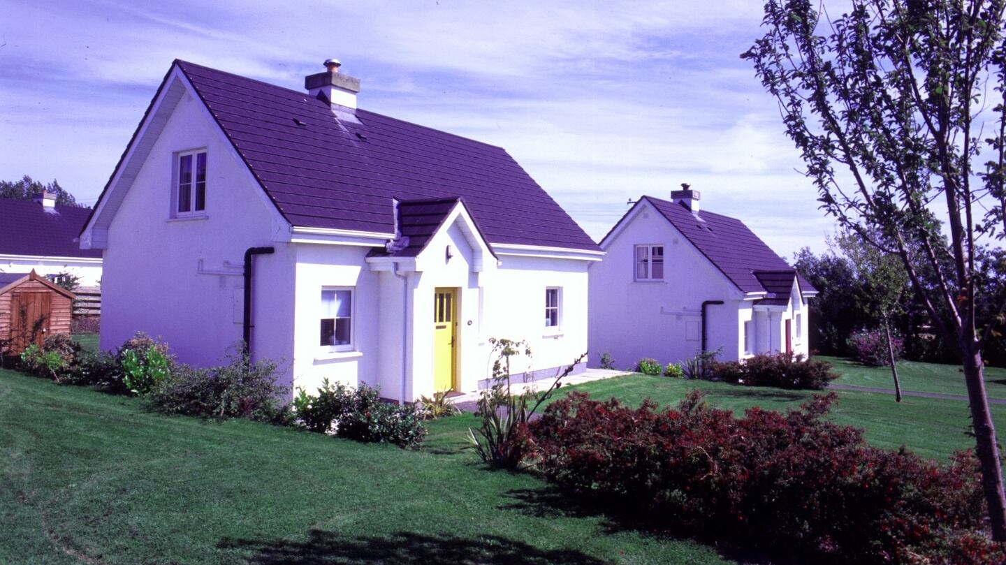 A three-bedroom house in Brittas Bay Holiday Village is asking €185,000